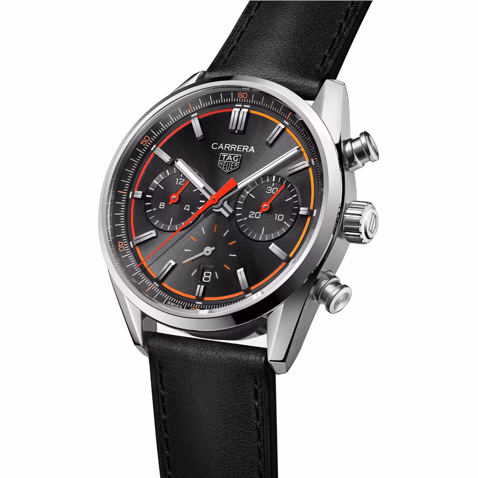 【7A Quality】TAG Heuer Carrera Chronograph 42mm Mens Watch Black CBN201C.FC6542