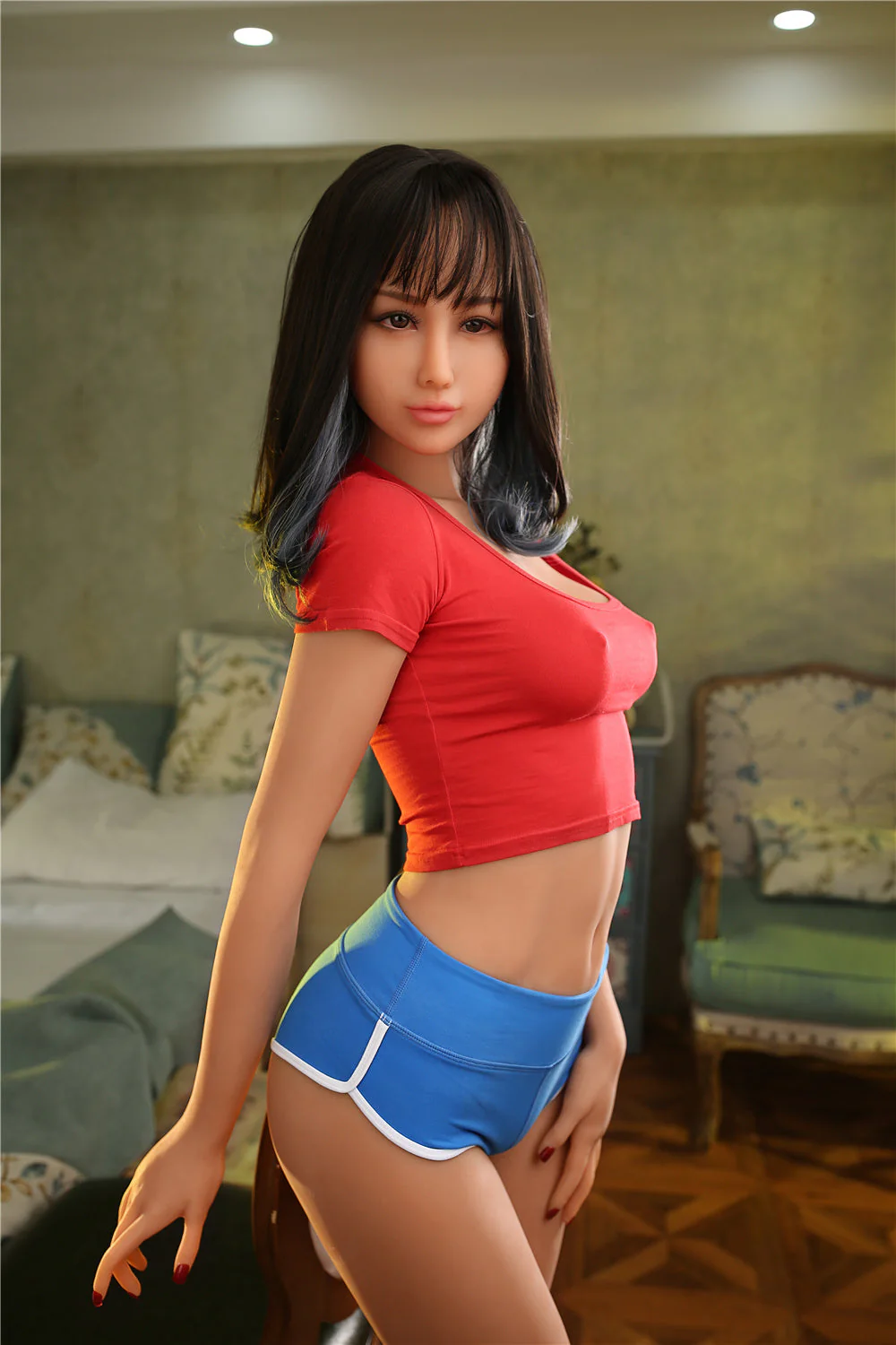US Stock - Irontechdoll Saya 5ft51 / 168cm #74 Head TPE Japanese Sex Doll