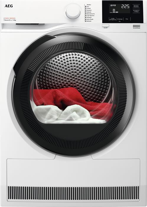 AEG - Asciugatrice TR7HG8C 8Kg Classe C-Bianco