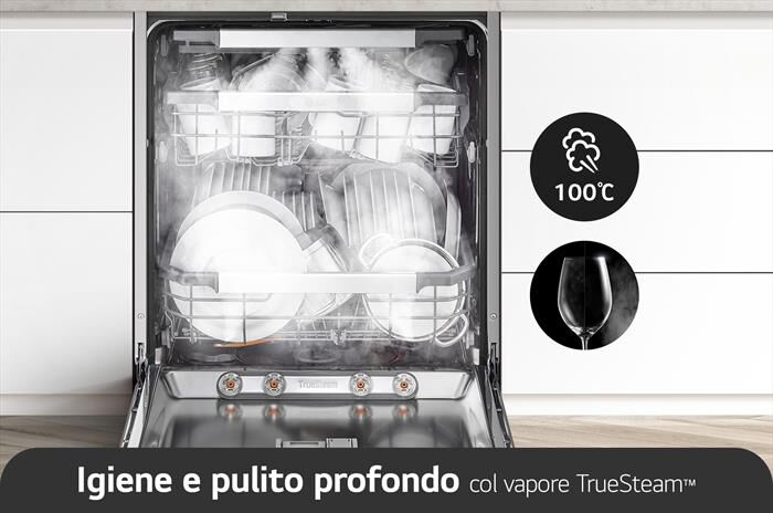 LG - Lavastoviglie DB597TXS  Classe A-20% 14coperti-Noble Steel