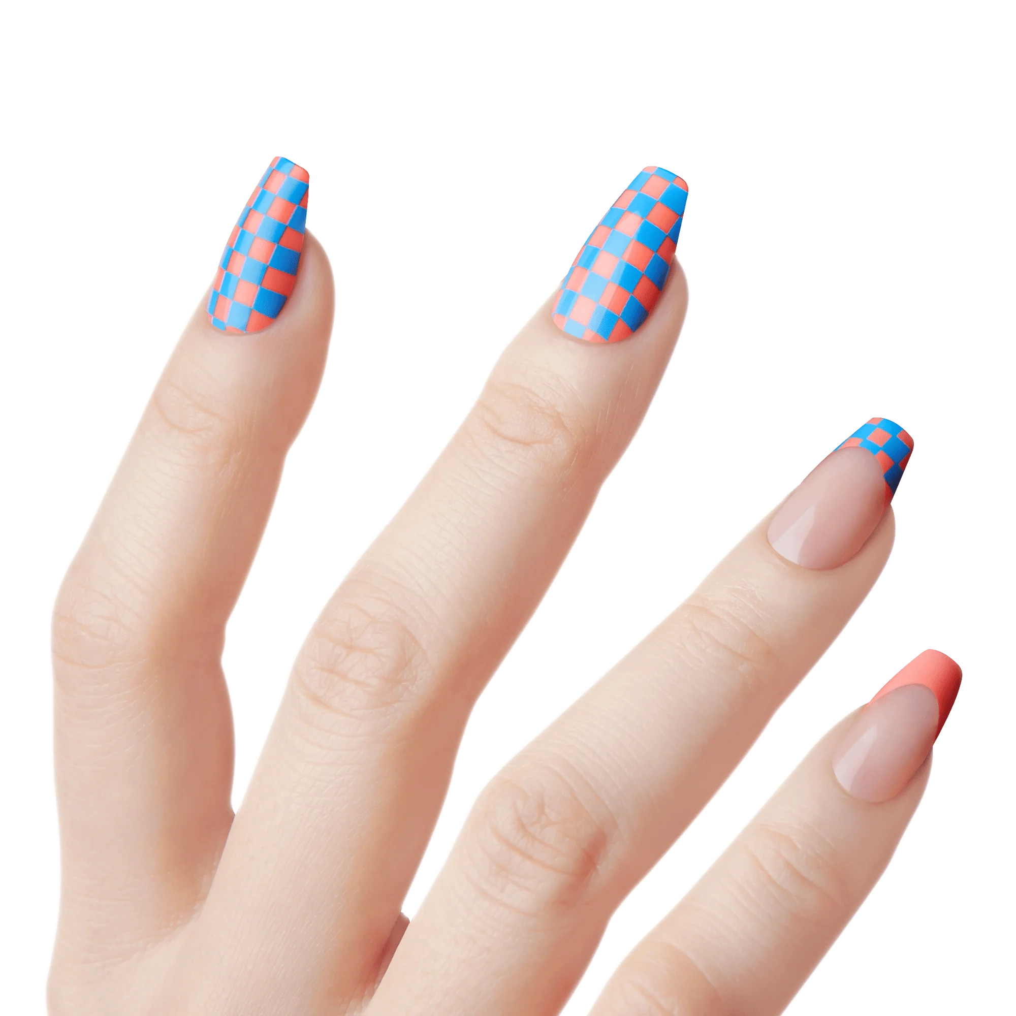 KISS Voguish Fantasy Press On Glue Nails - Faves