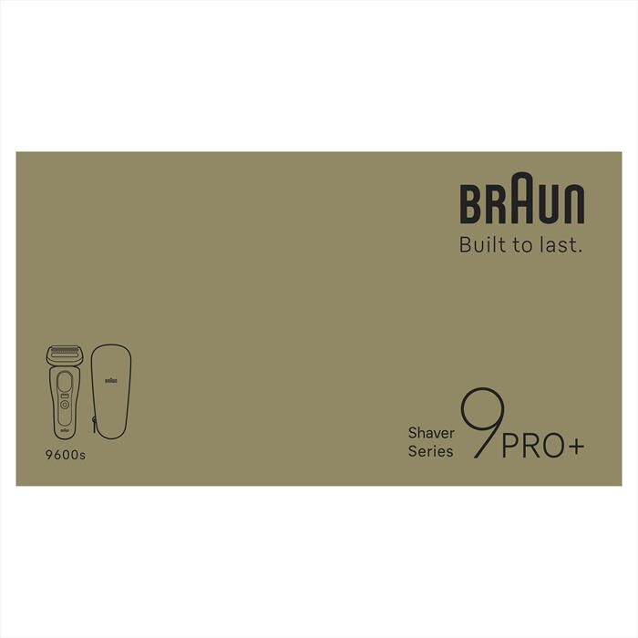 BRAUN - Rasoio SHAVER 9600S-NERO