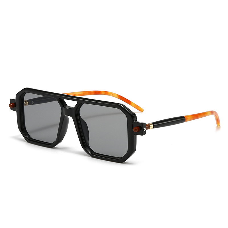 Square European style fashion big frame Sunglasses