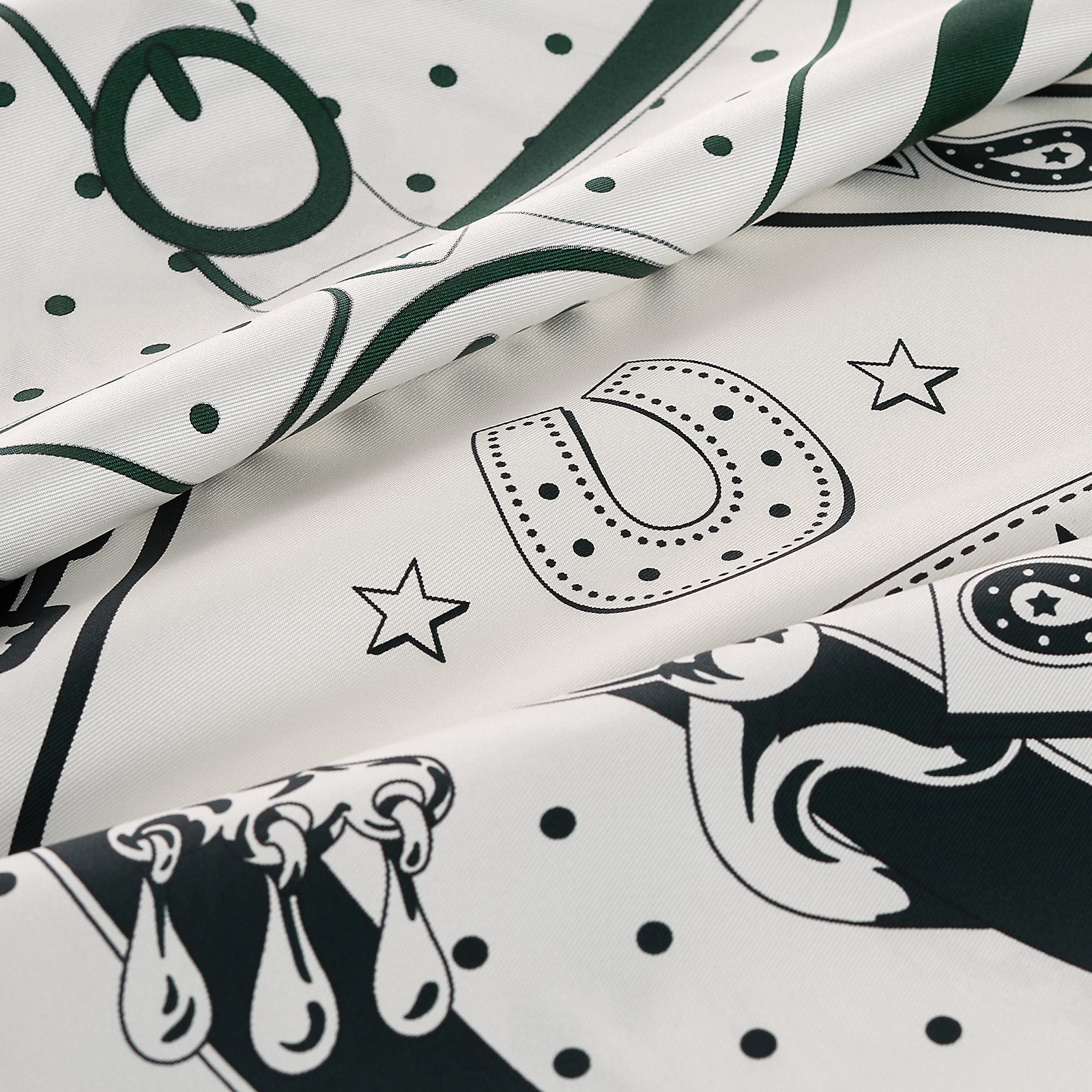 La Promenade du Matin Bandana double face scarf 140