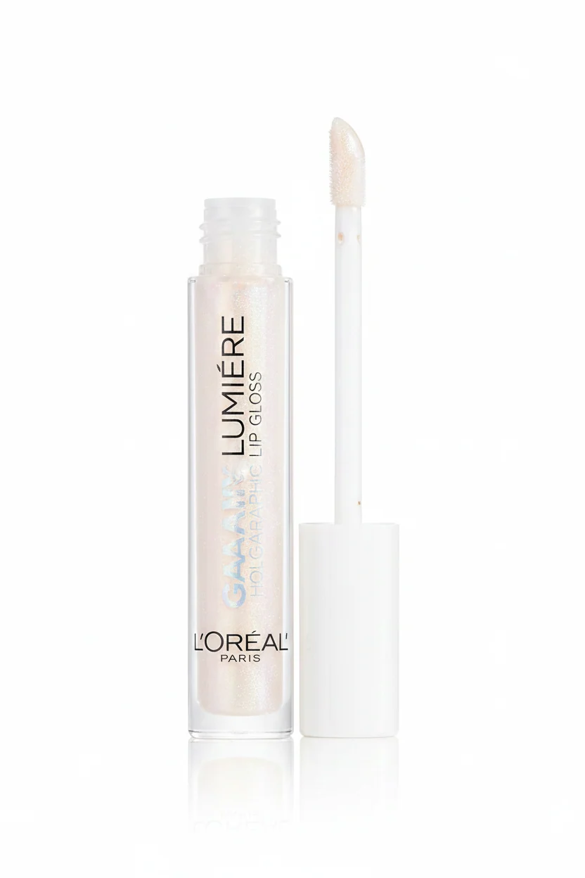 L'Oréal Paris Lumière Galaxy Holographic Lip Gloss - 01 Opal Light