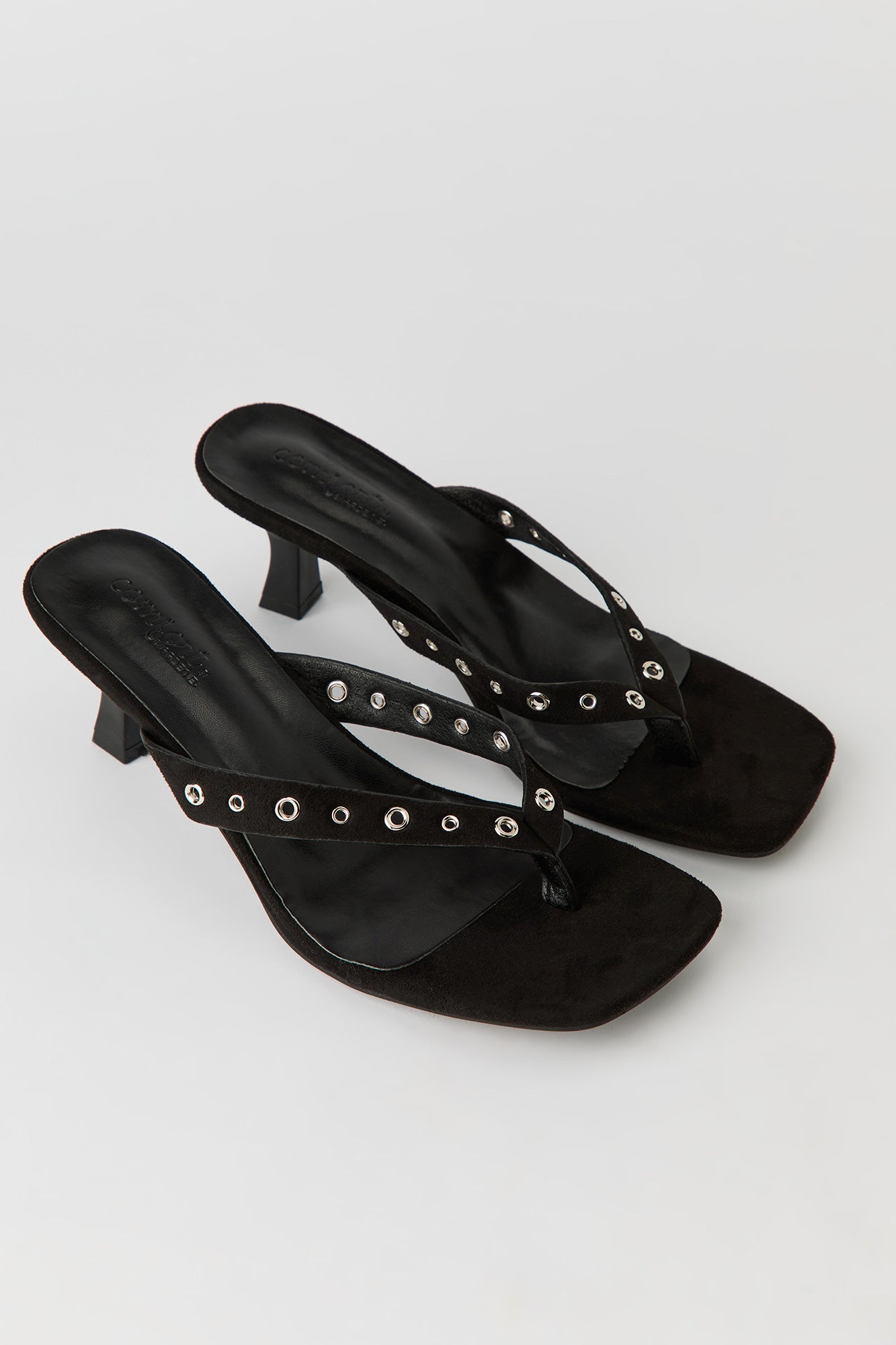 Kitten Heel Thong Sandal