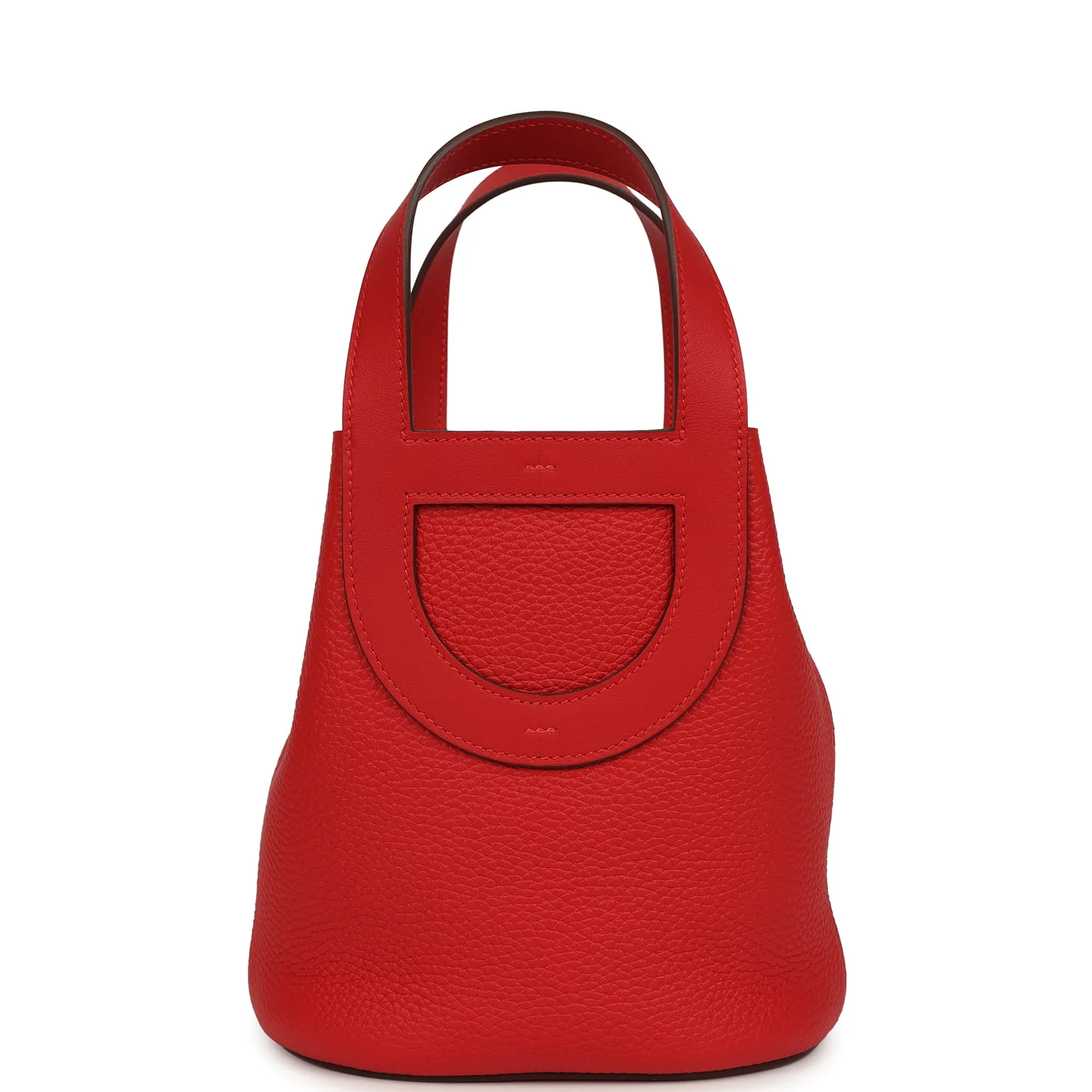 Hermes In-The-Loop 18 Rouge Radieux Clemence and Swift Palladium Hardware