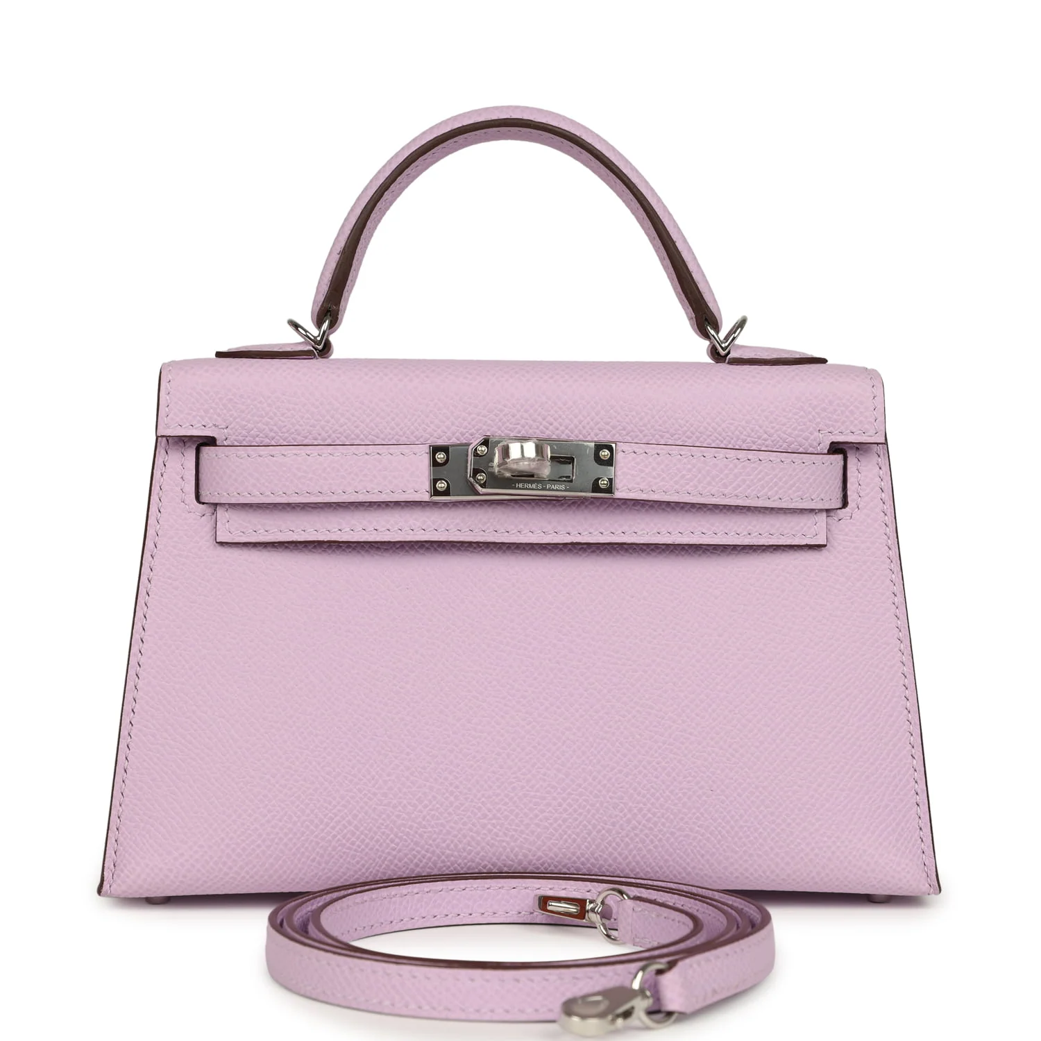 HERMÈS Kelly Sellier 20 Guimauve Epsom Palladium Hardware