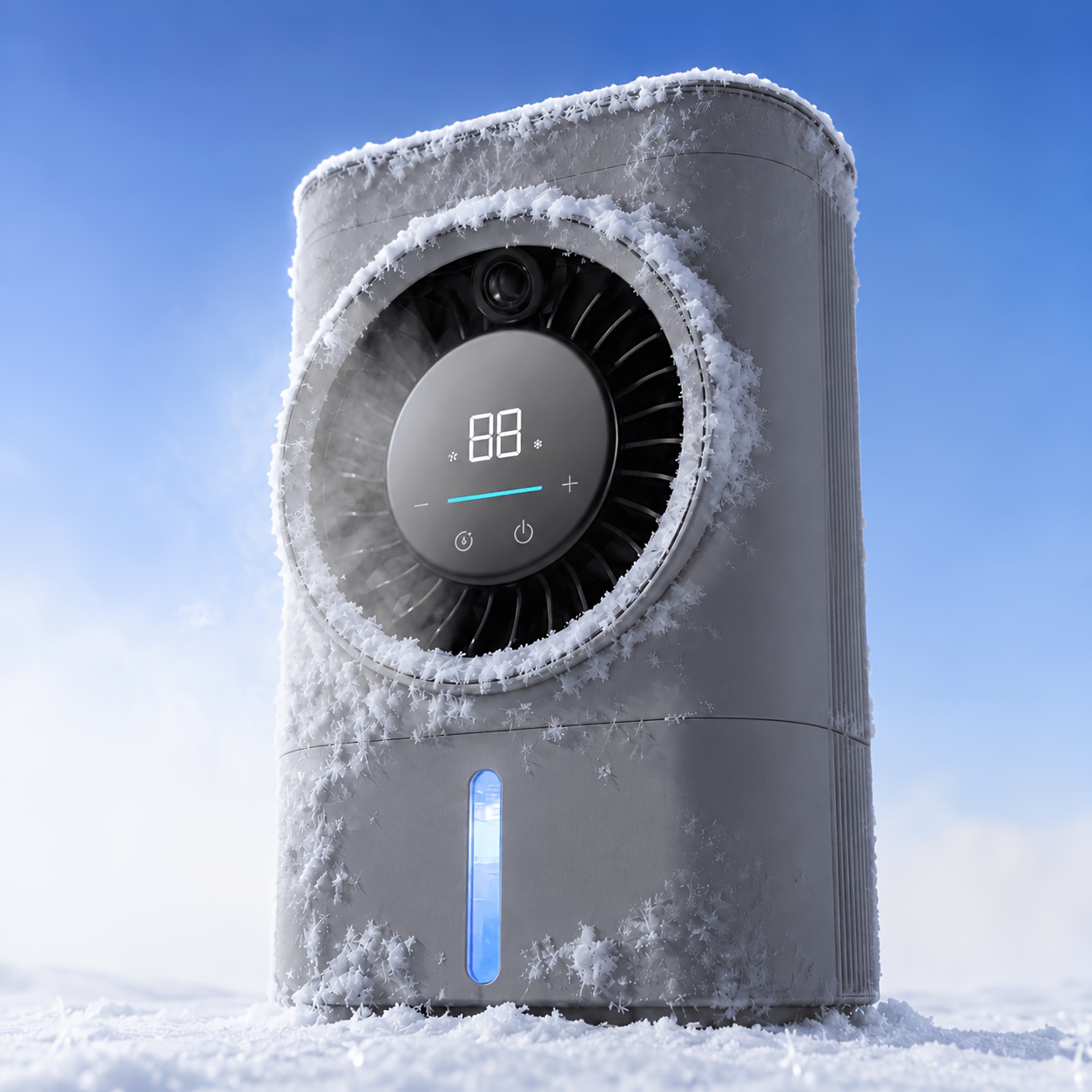 Semiconductor-based cooling, personal air cooler with humidifier and fan