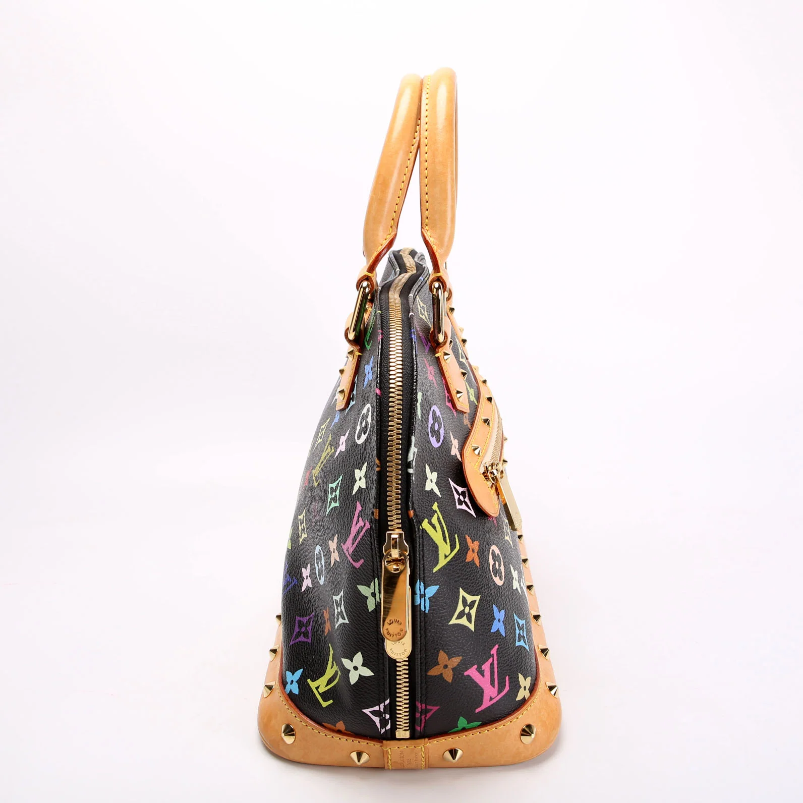 LOUIS VUITTON Alma PM Multicolor Monogram Black