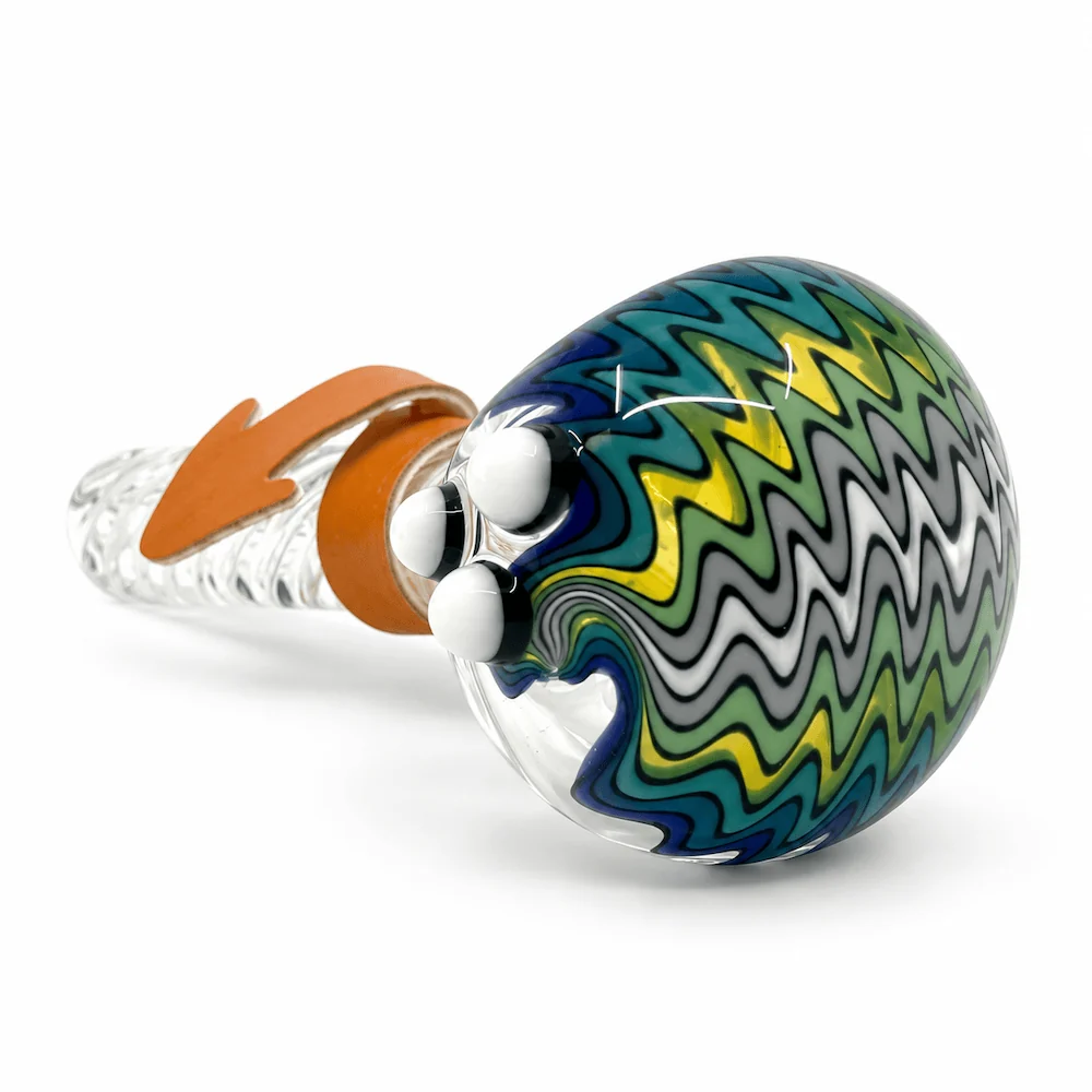 Colorful Wig-Wag Spoon Pipe
