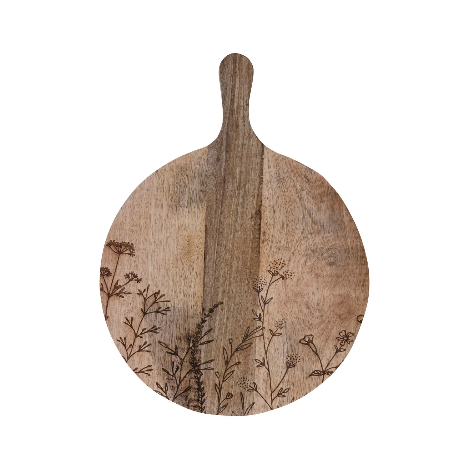 Laser Etched Mango Wood Cheese/Cutting Board