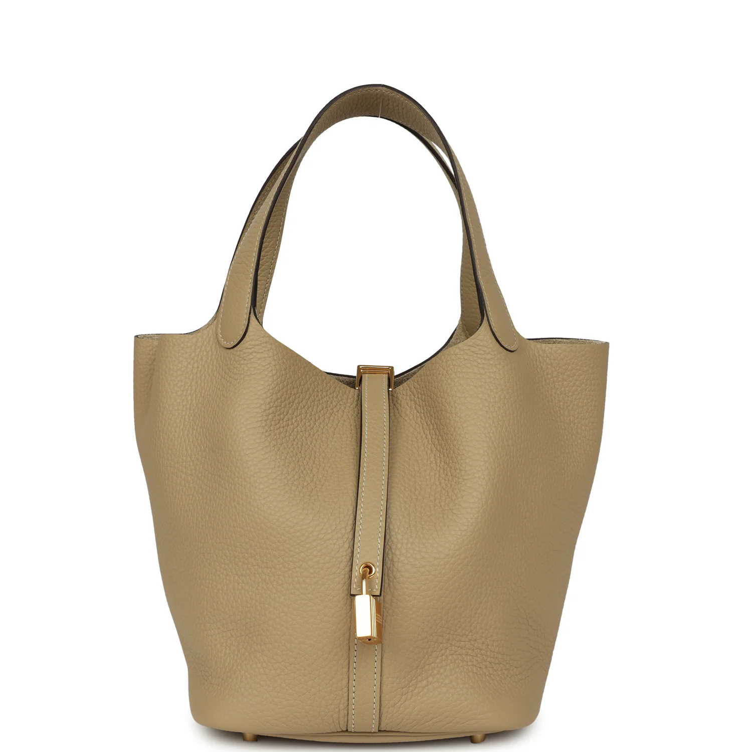 HERMÈS Picotin Lock 22 Trench Clemence Gold Hardware
