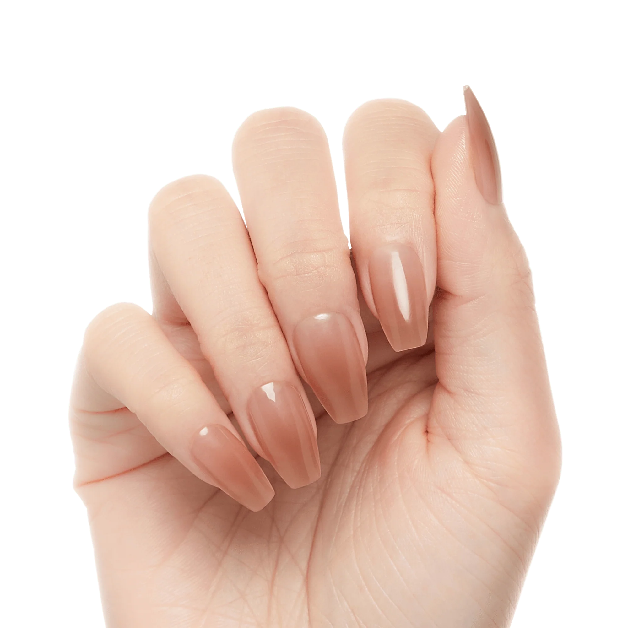KISS Bare but Better Press On Glue Nails - Nude Lipstick