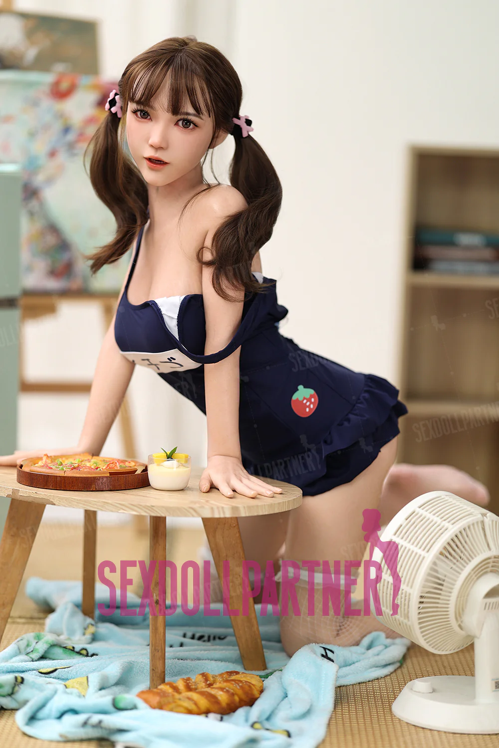 US Stock - Luneth 4.92ft/ 150cm #K170 ROS Head Full Silicone Medium Tits Lightweight Real-life  Blowjob Sex Doll