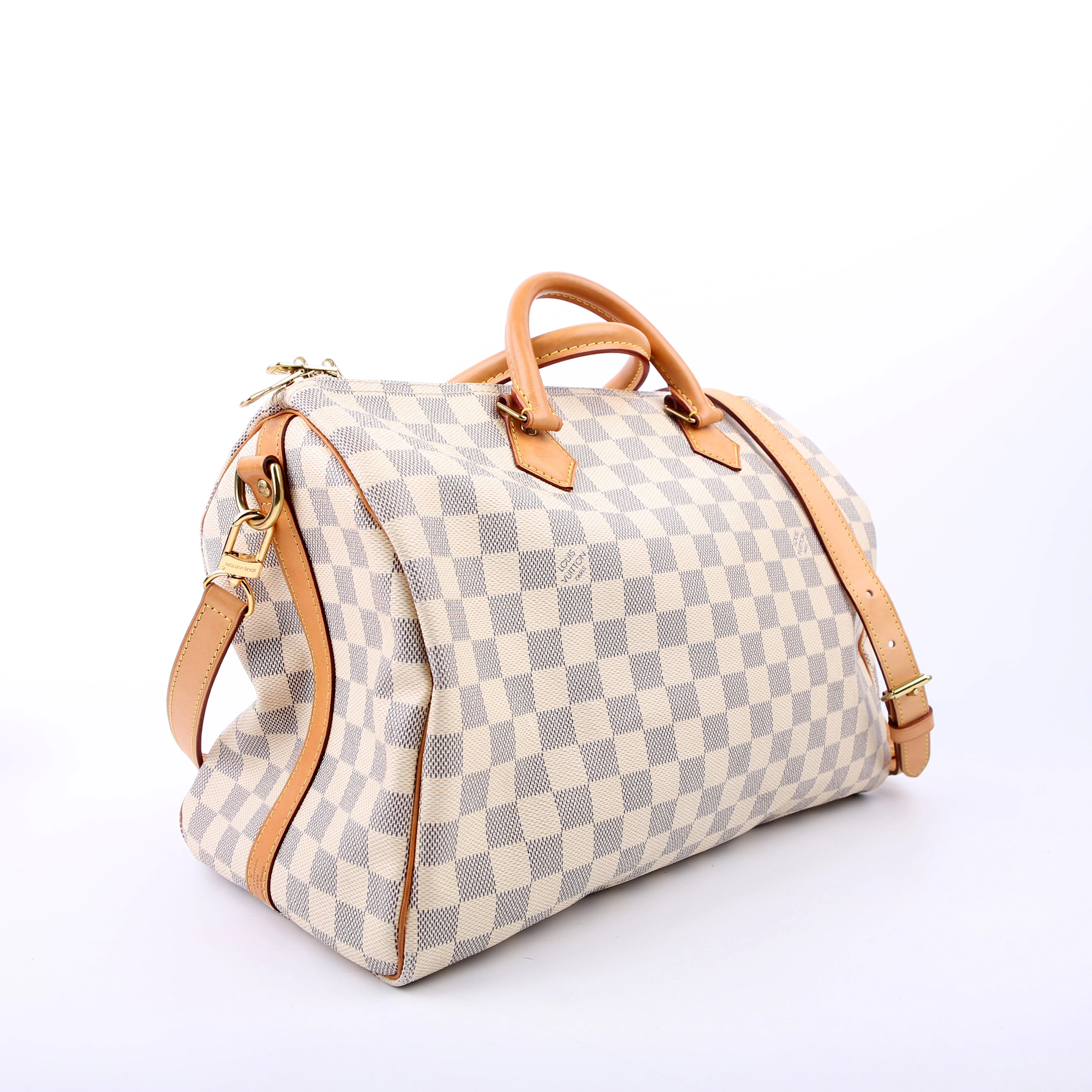 Speedy 35 Bandouliere Damier Azur