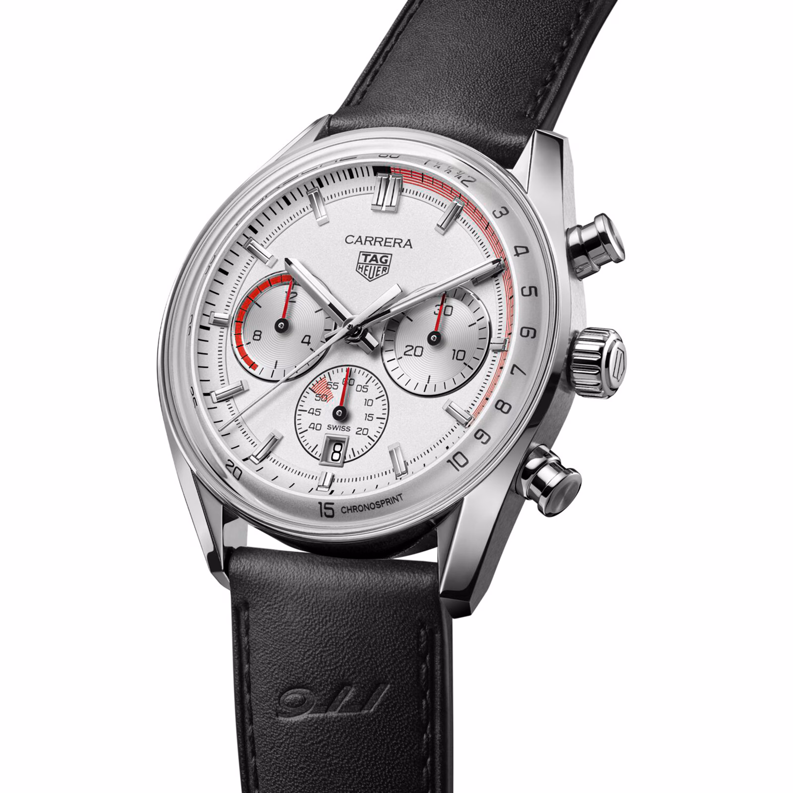 【7A Quality】TAG Heuer Carrera Chronosprint X Porsche Special Edition 42mm Mens Watch Silver CBS2011.FC6529