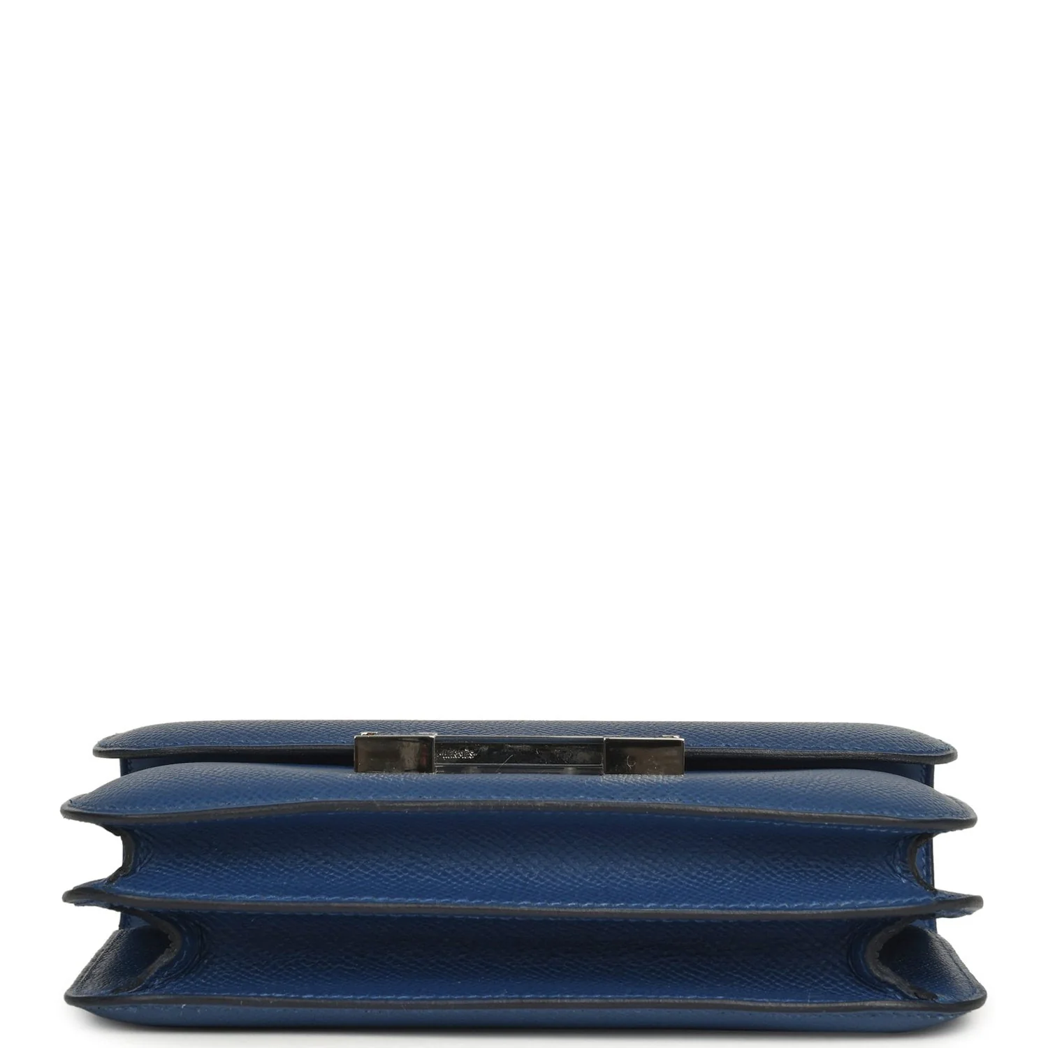 Hermes Constance 18 Bleu Tie Epsom Palladium Hardware