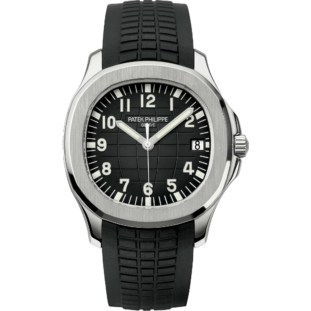 PATEK PHILIPPE Aquanaut Stainless Steel with Black Dial on Black Rubber Strap 5167A-001(40mm)