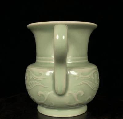 Old Chinese Song Yue Yao Yue Kiln Teapot w/phoenix CK284