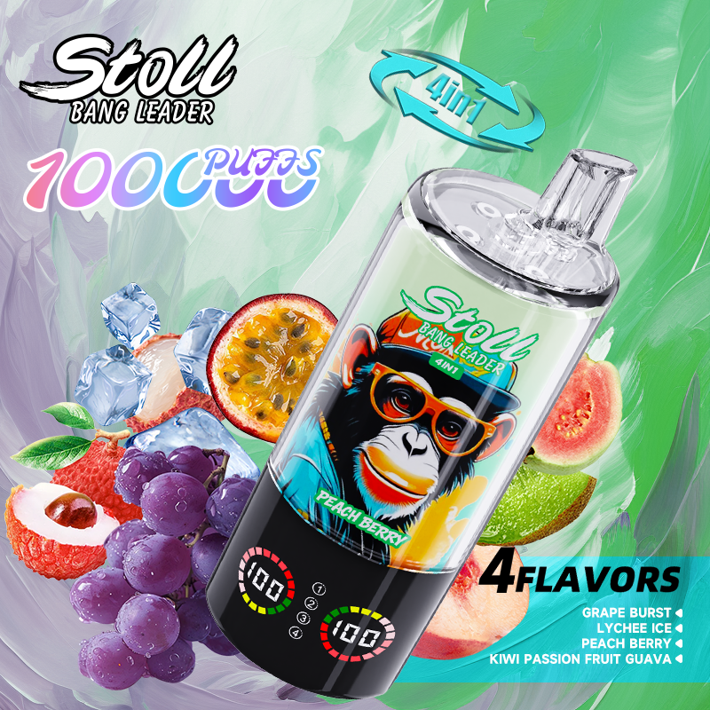 [Minimum order of two]Bang Leader 100K Puffs 4-in-1 Prefilled Vape | 4 Flavors in 1 Device,  Rechargeable, 3%/5%