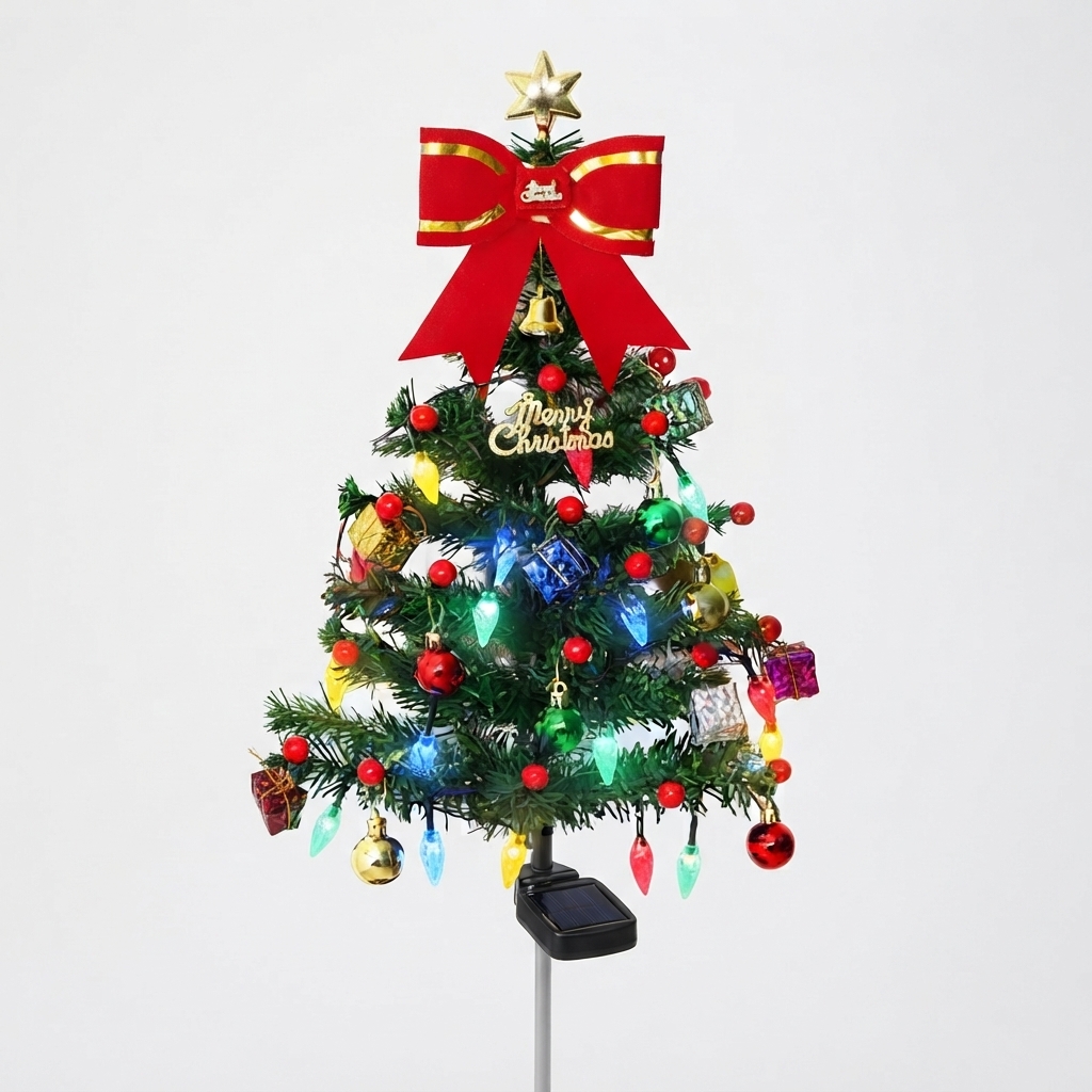 Christmas tree ground-stake lights