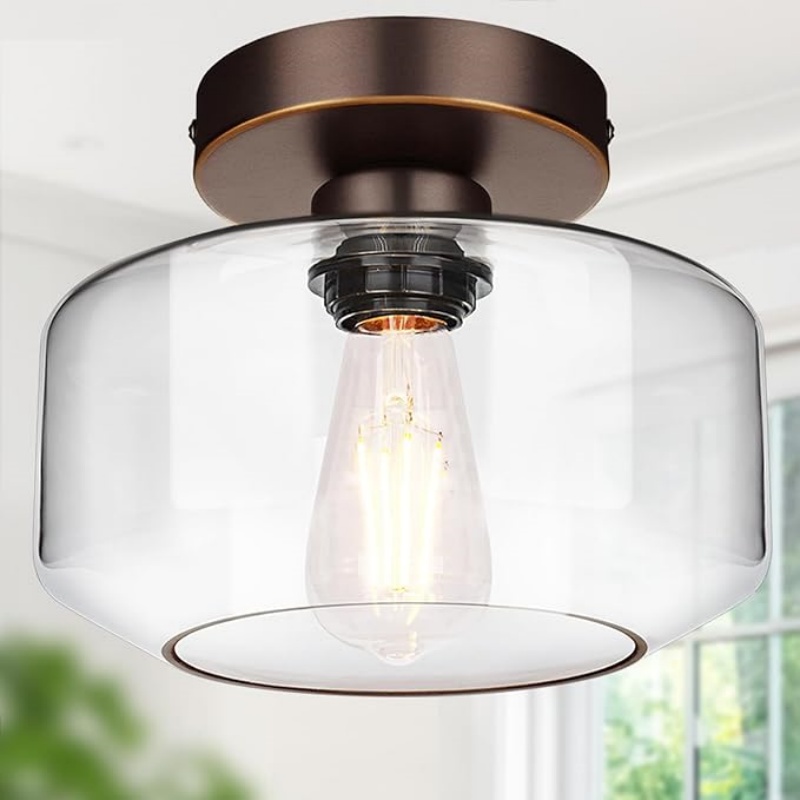 CIELUME Industrial Semi Flush Mount Ceiling Light