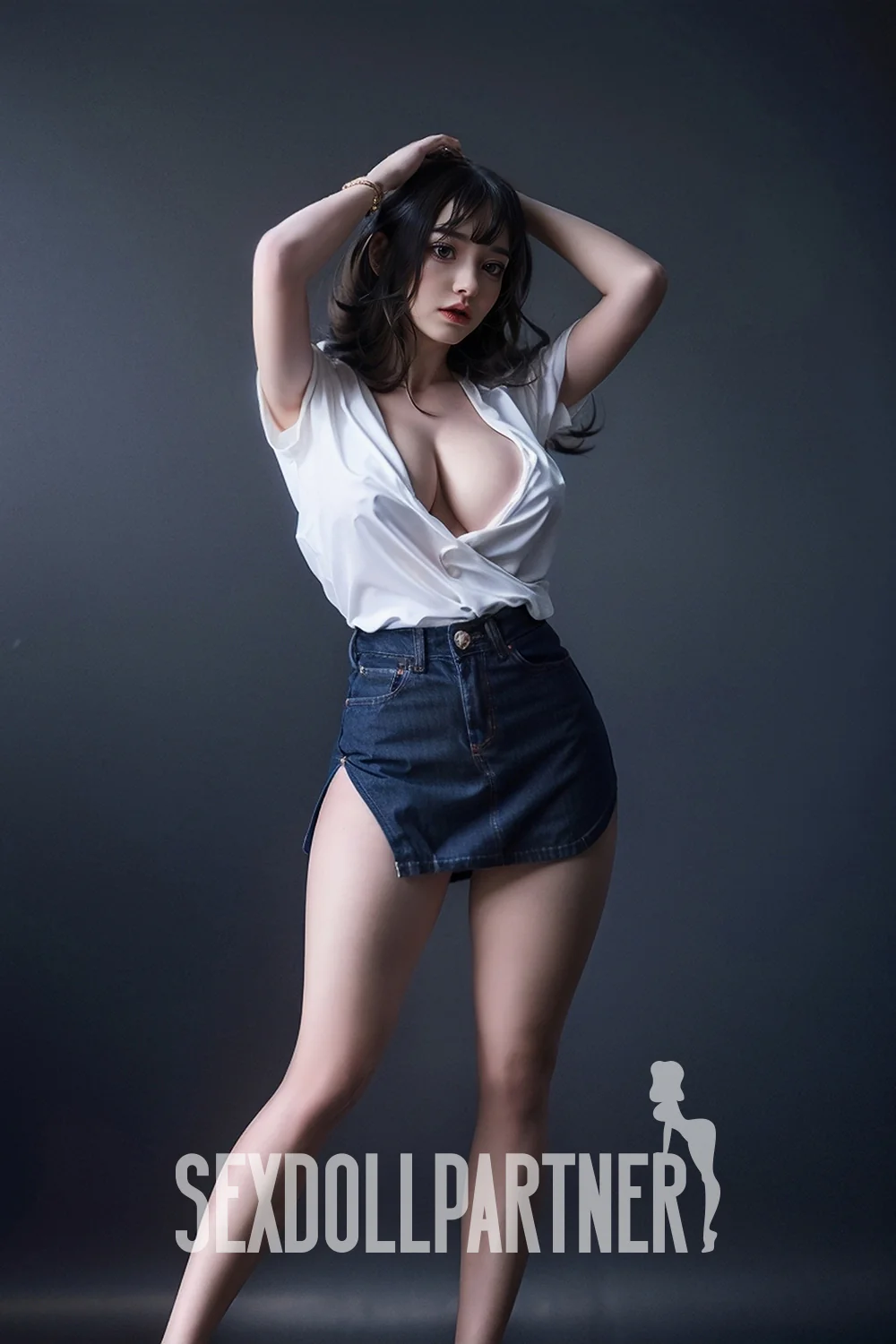 US Stock - RIDMII Unique Design Miranda Plus #462 ROS Soft Silicone Head + TPE Body Realistic Sex Doll
