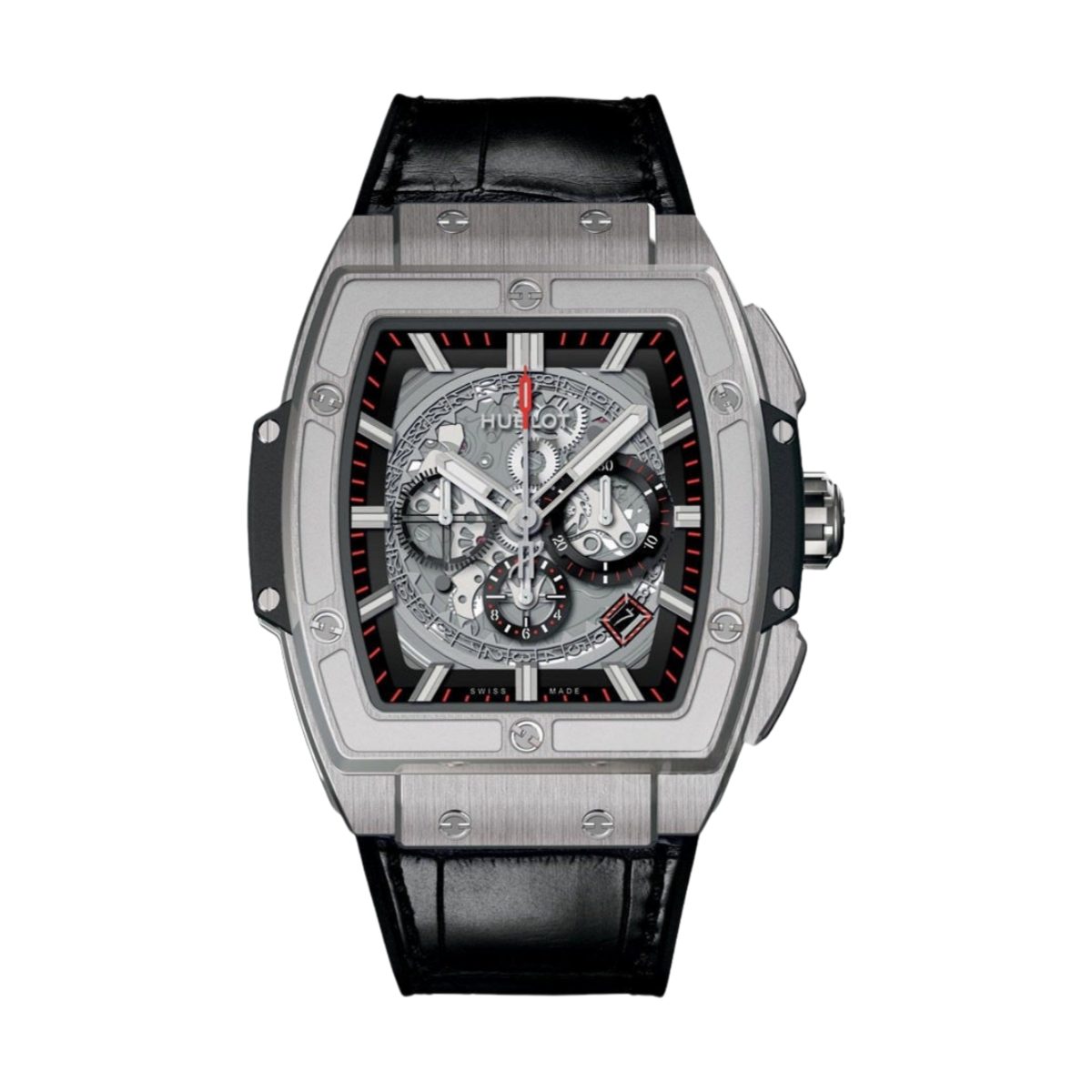 Hublot Shaped Spirit of Big Bang Chronograph Titanium Diamonds 45mm 601.NX.0173.LR.1104