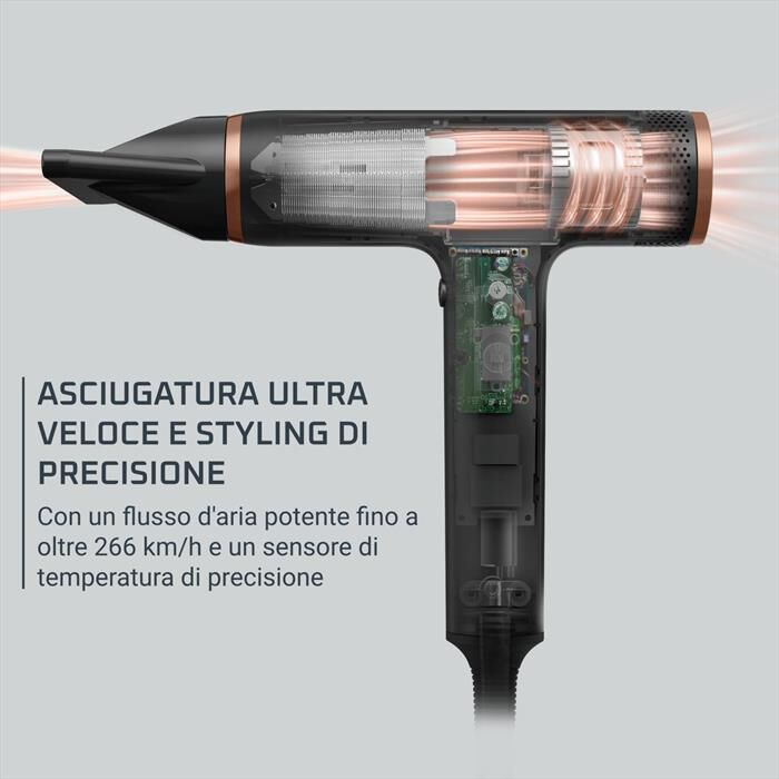 ROWENTA - Asciuga capelli HY8310F0-Nero