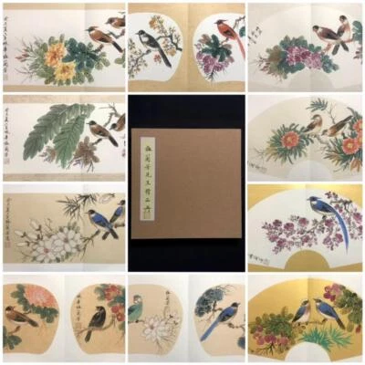 Mei Lanfang Signed Chinese Hand Painted Calligraphy Scroll w/flower N2745