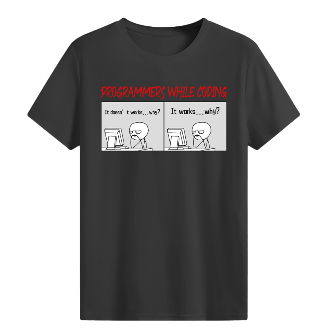 Programmers While Coding T-shirt