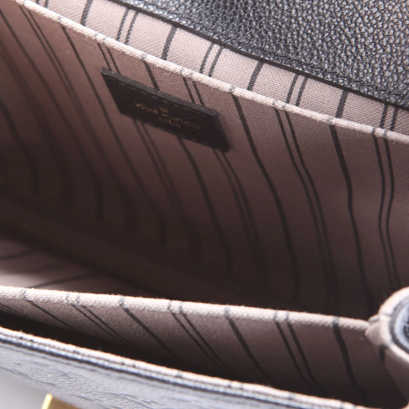 Pochette Metis Empreinte Black/Gold