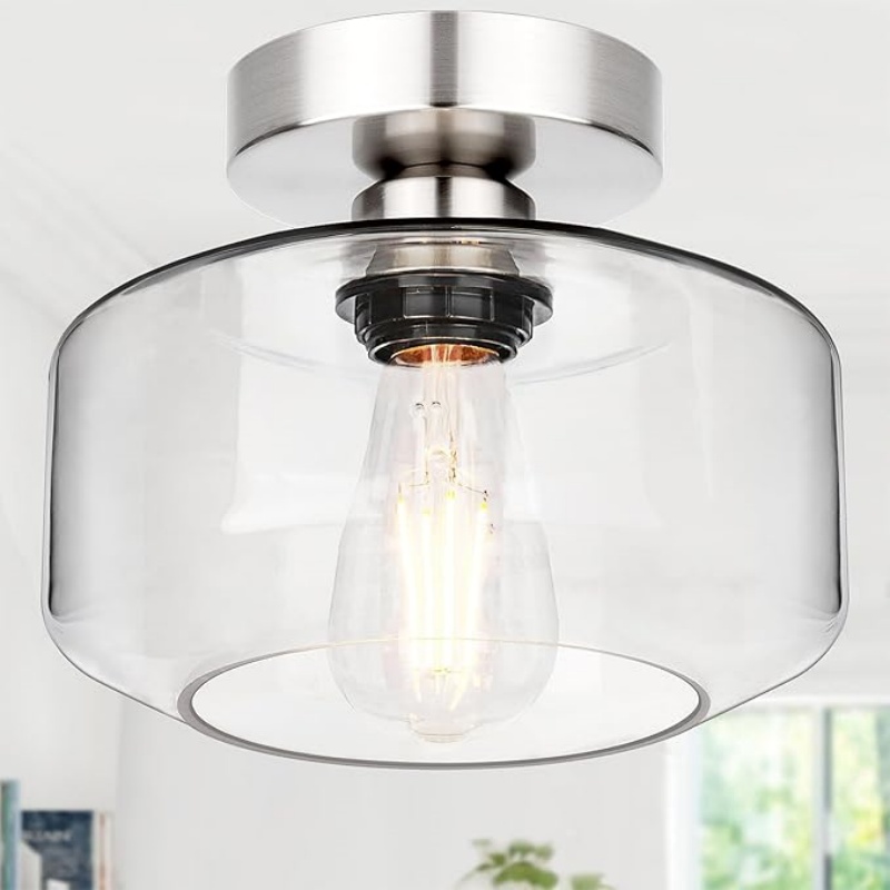 CIELUME Industrial Semi Flush Mount Ceiling Light