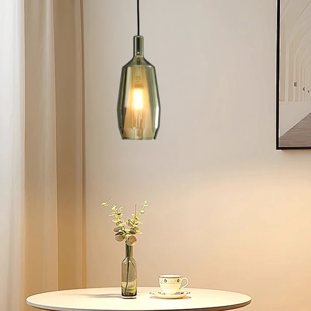 Modern Colorful Glass Pendant Lamp for Dining Table
