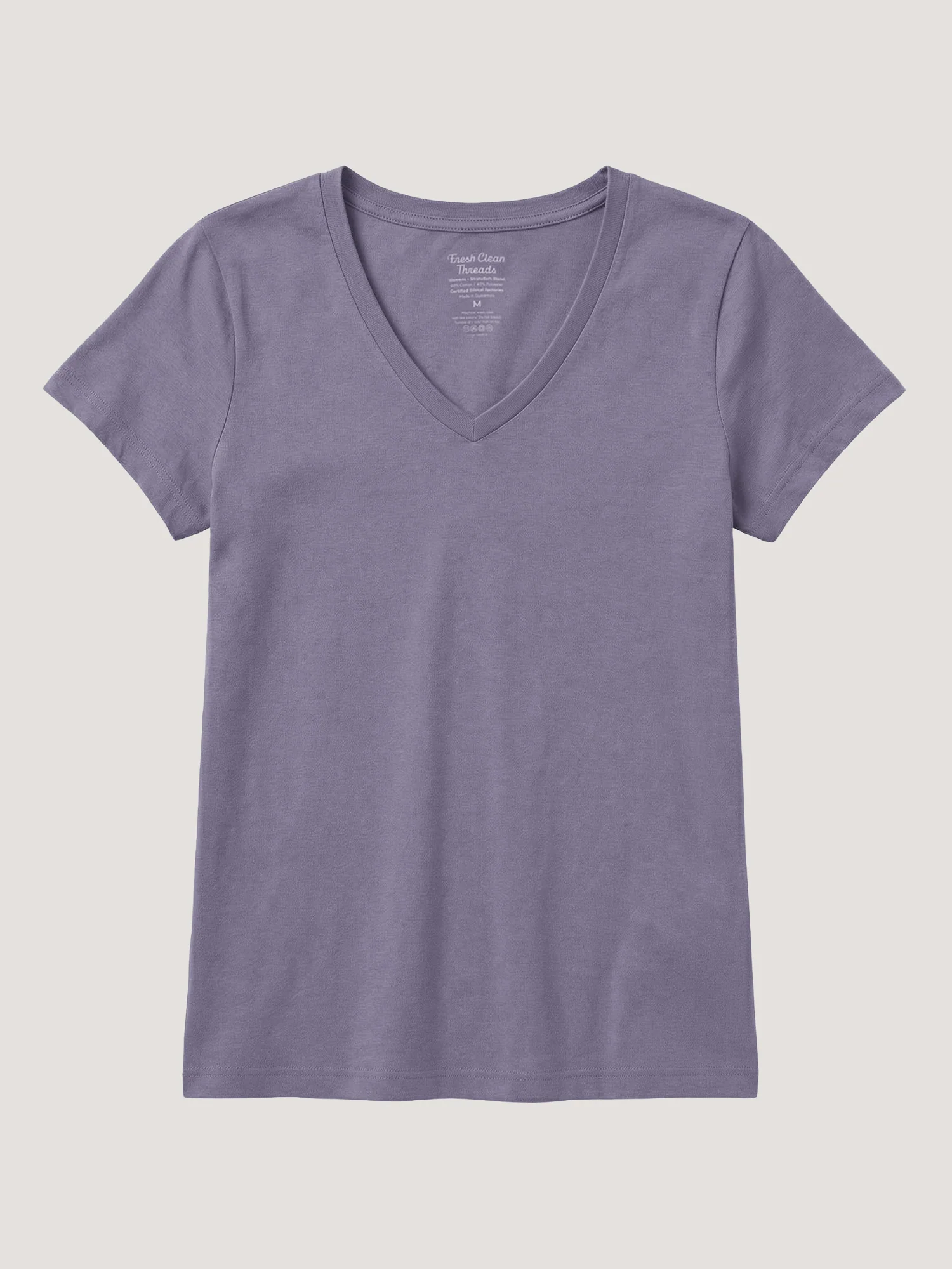Flint Purple Everyday V-Neck Tee