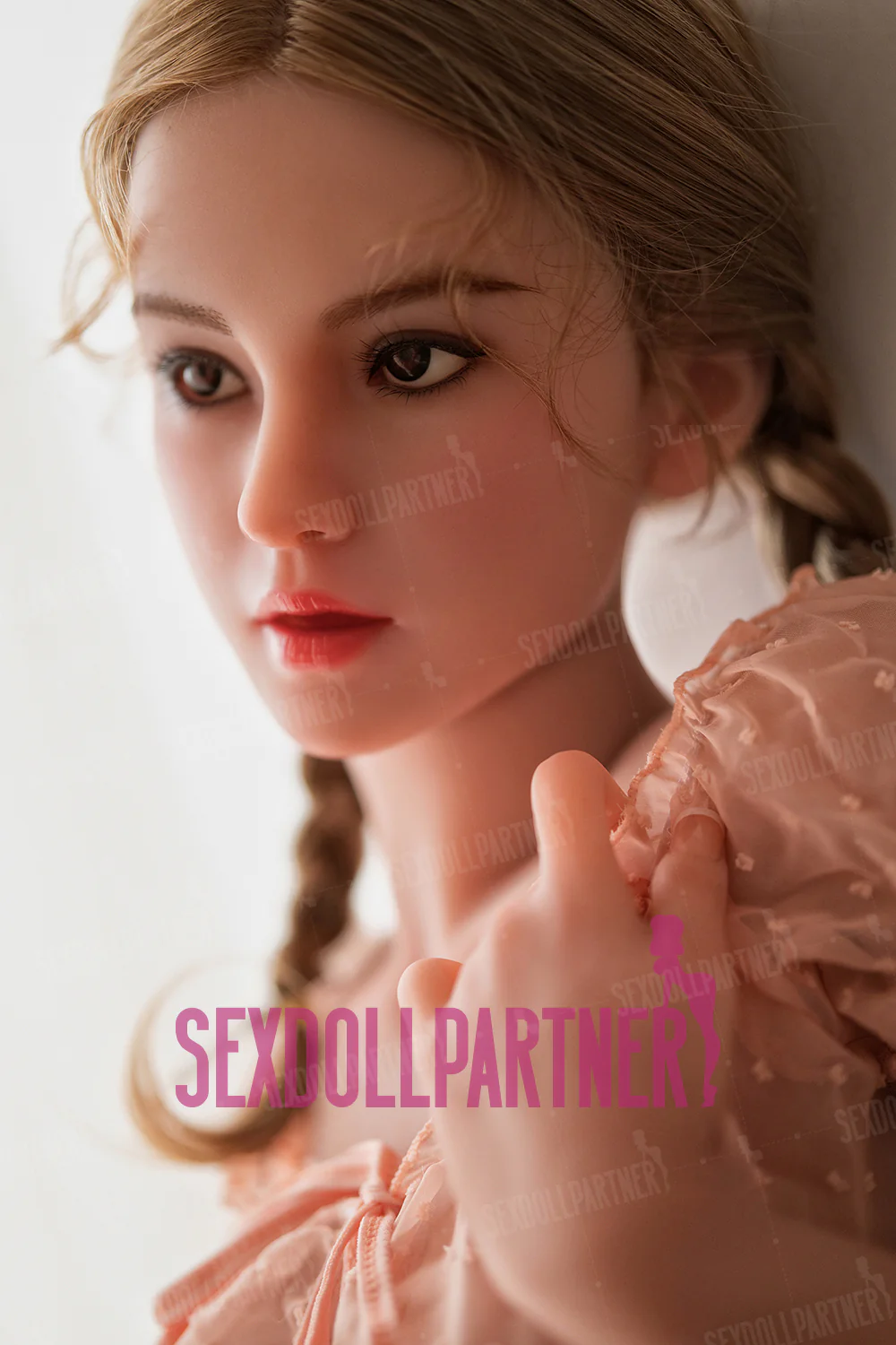 US Stock - Arden 4.92ft/ 150cm M46 Movable Jaw ROS Soft Silicone Head + TPE Body Full Size Lovely Girl Adult Sex Doll