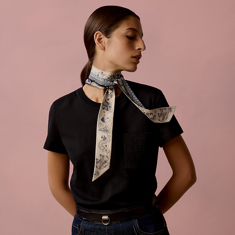 Tatouages Marins Bandana studded twill ribbon
