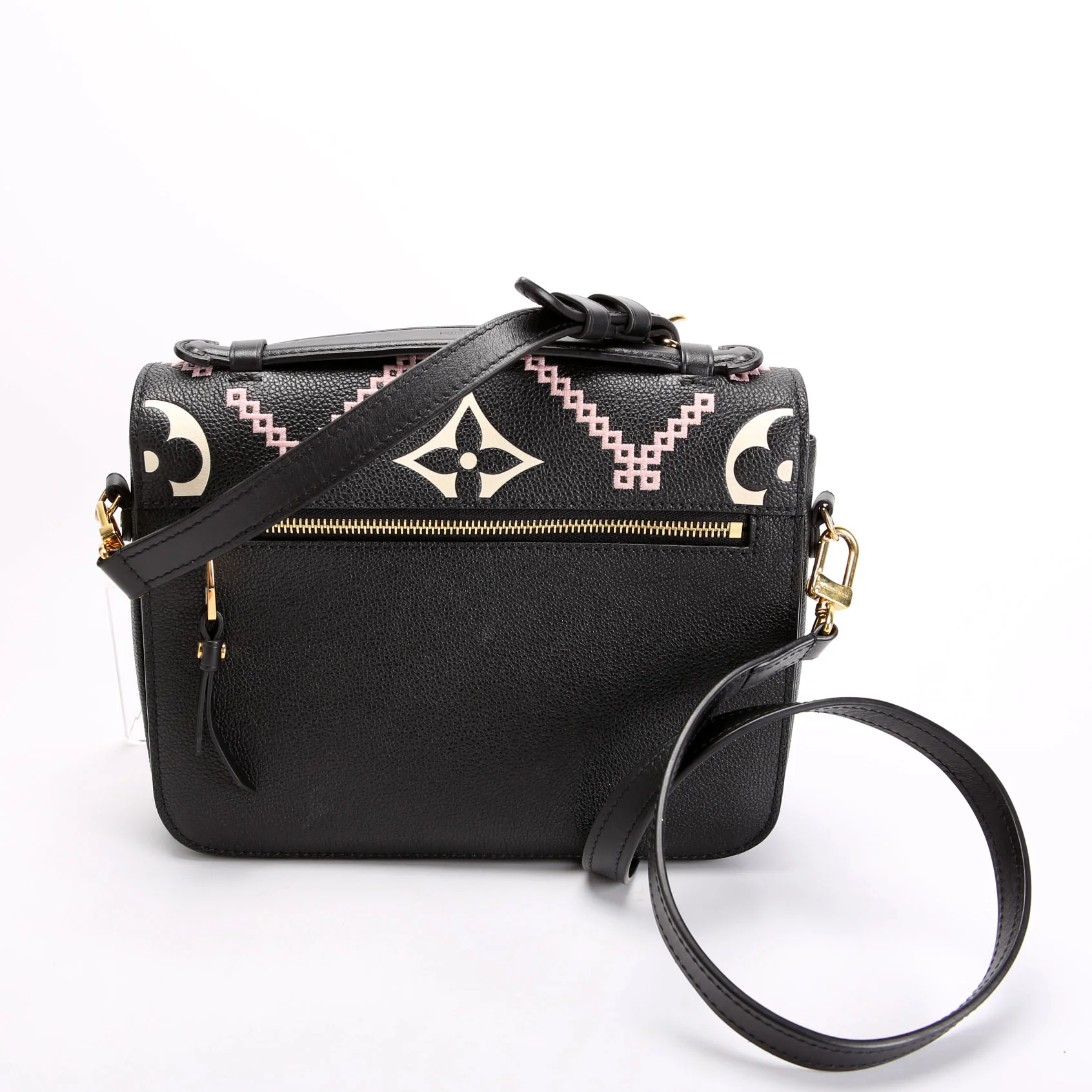 Pochette Metis Empreinte Giant Broderies Black/Pink