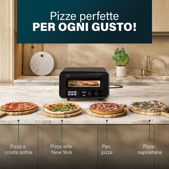 PRINCESS - 112780 - FORNO PER PIZZA PRO MAX-Nero / Metallo