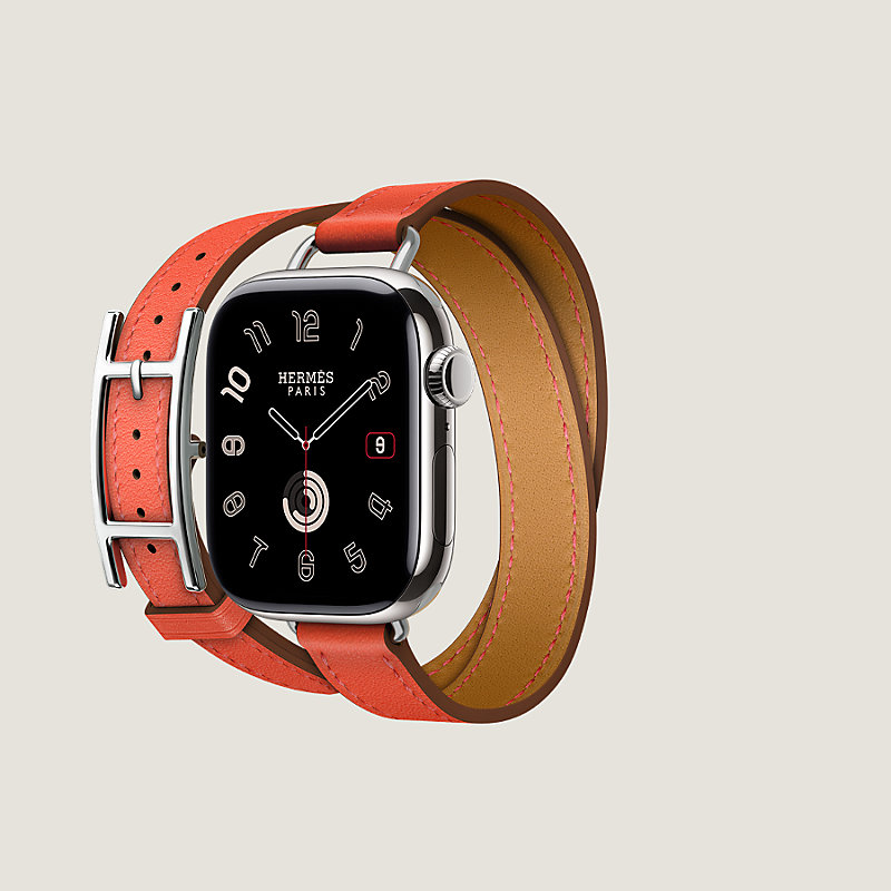 Band Apple Watch Hermès Double Tour 42 mm Hapi Attelage