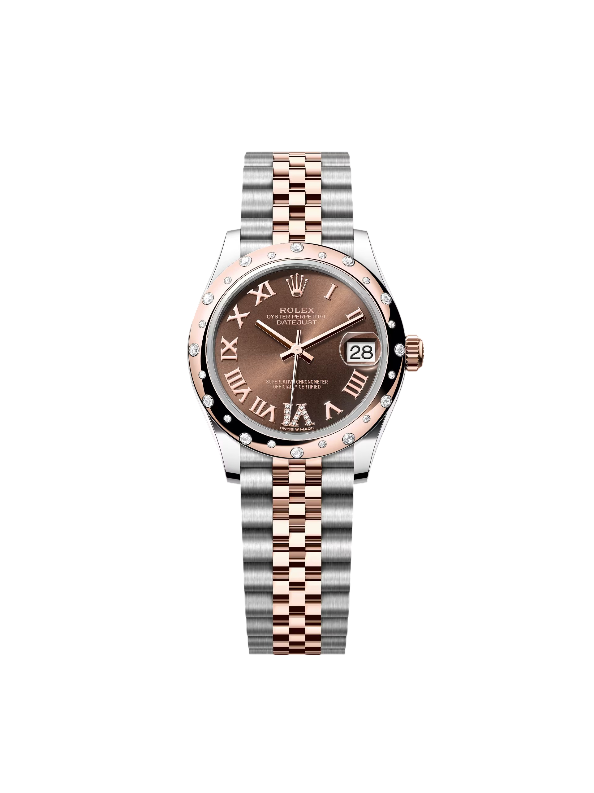 RLX Datejust m278341-0003/0004 Chocolate Dial 31mm Oyster Bracelet