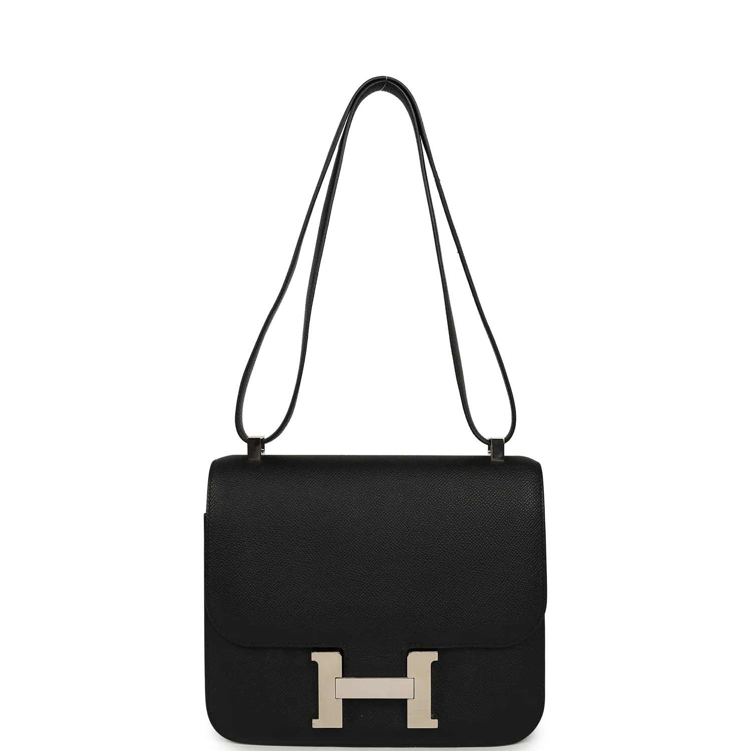 Hermes Constance 24 Black Epsom Palladium Hardware