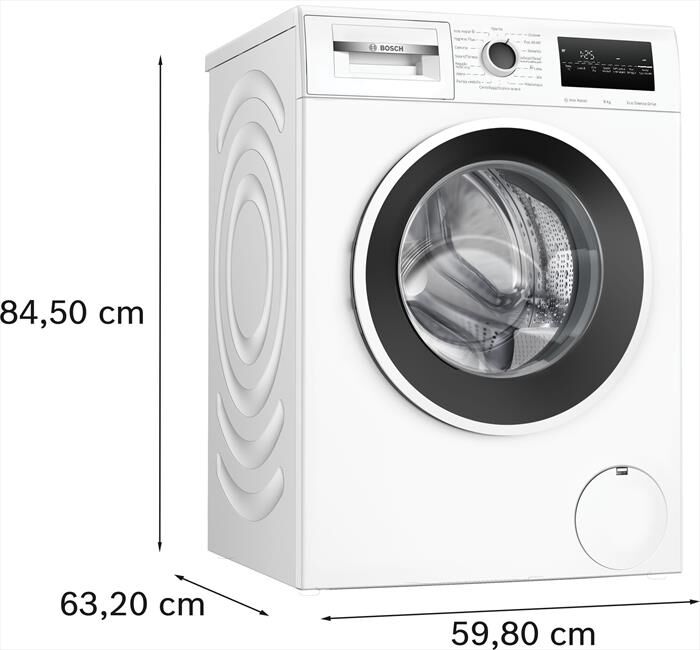 BOSCH - Lavatrice Serie 4 WAN28218IT 8KG 1400G Classe A-Bianco