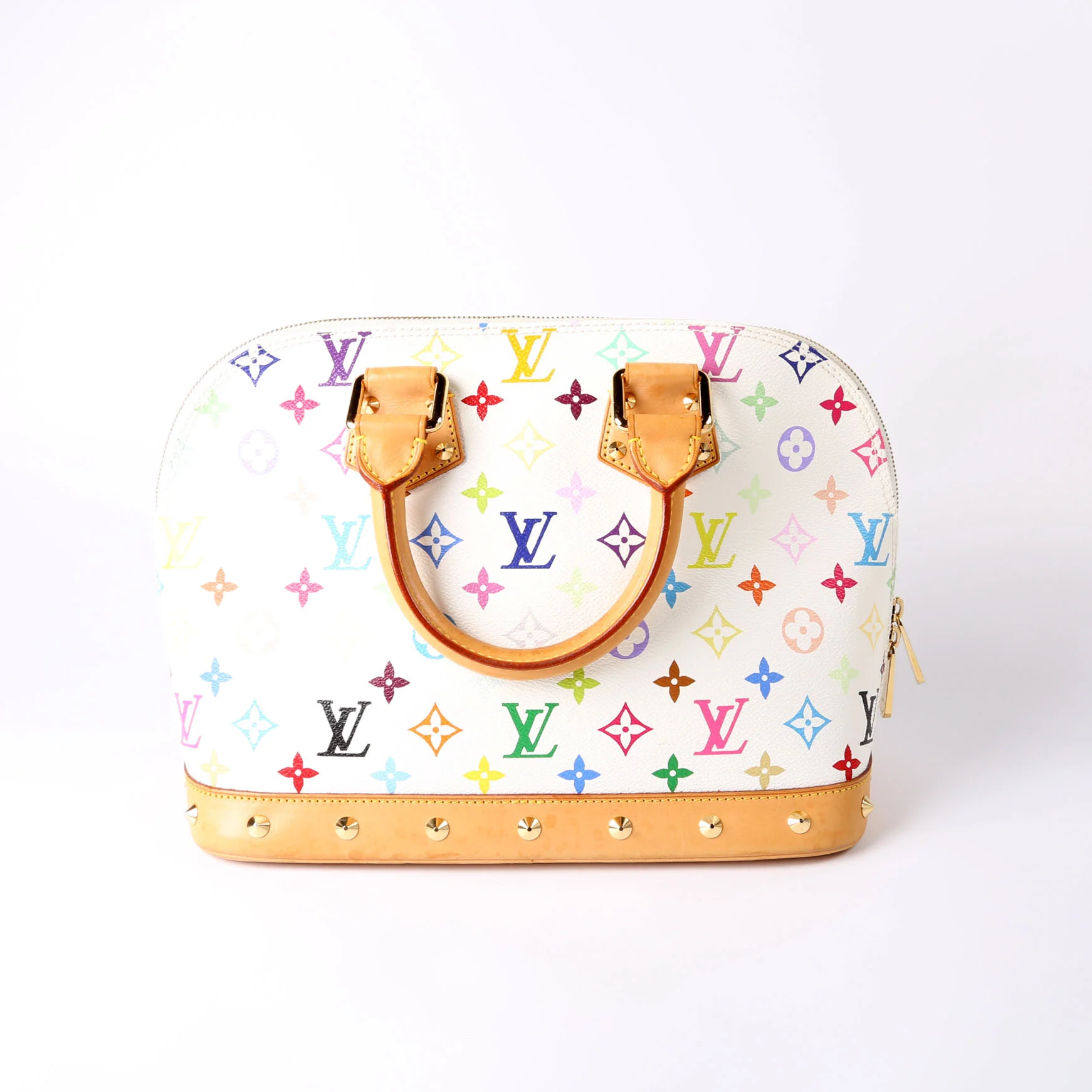 LOUIS VUITTON Alma PM Multicolor Monogram White