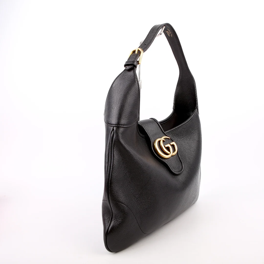 GUCCI 726274 Aphrodite Medium Hobo Black