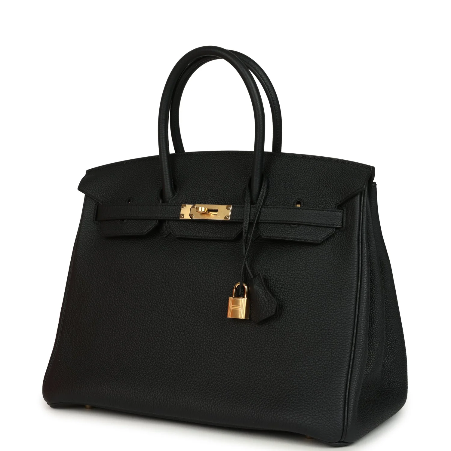 Hermes Birkin 35 Black Togo Gold Hardware