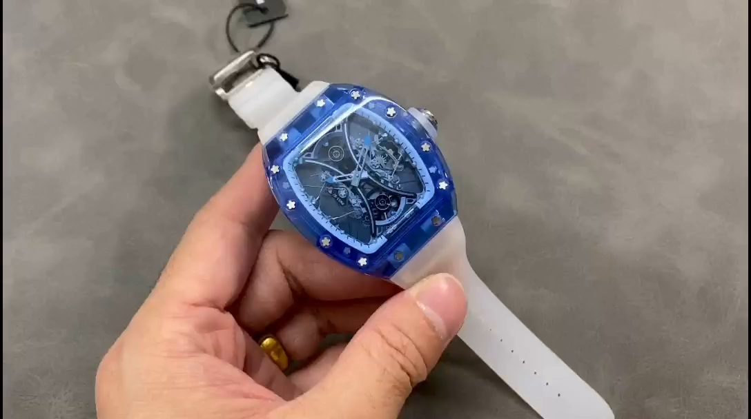 【7A Quality】Richard Mille RM53-02 Tourbillon Blue Sapphire Limited Edition