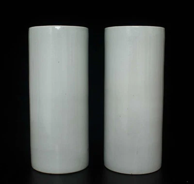 Tongzhi Signed Pair Chinese Famille Rose Vase W/lady