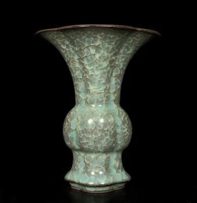 Old Chinese Guan Yao Guan Kiln Gu Vase Q1107